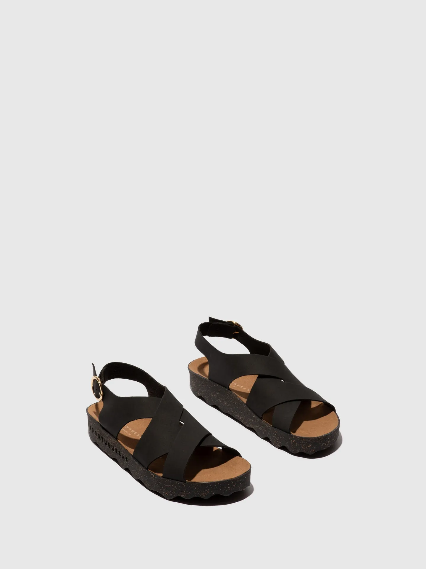 Buckle Sandals CALIX KHAKI sold by Asportuguesas