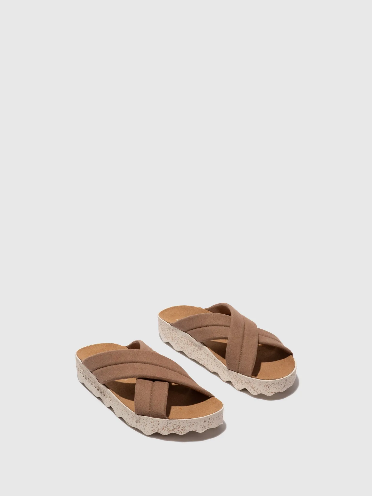 Criss-cross Sandals CURR TOFFEE sold by Asportuguesas