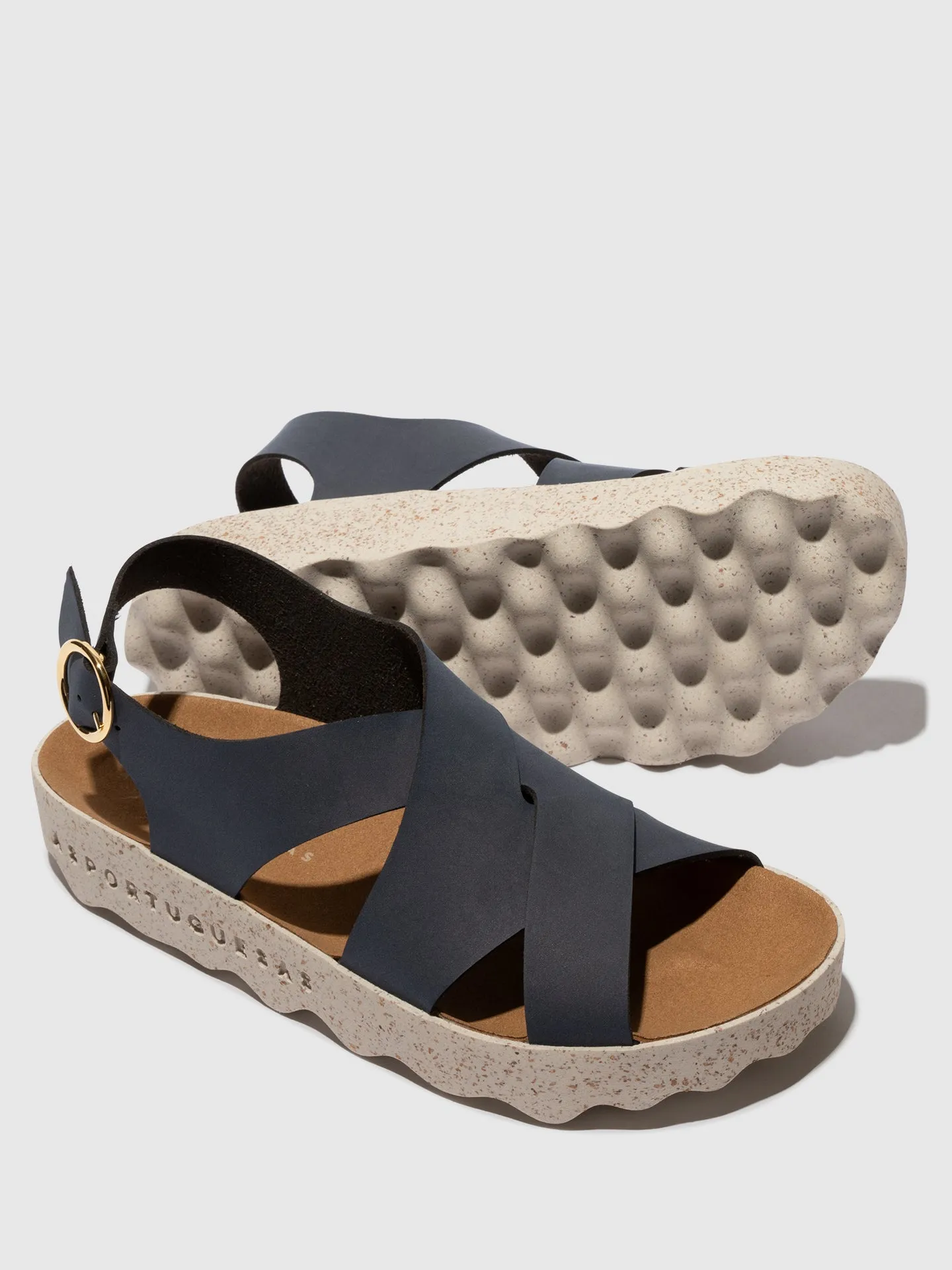 Buckle Sandals CUSK NAVY sold by Asportuguesas product image thumbnail 4