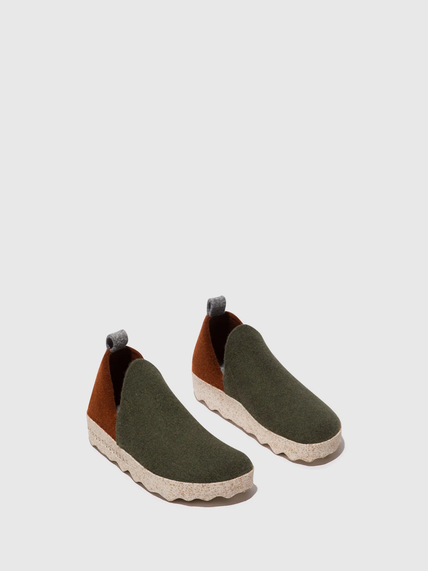 Round Toe Shoes CITY MILITARY GREEN/ BROWN sold by Asportuguesas product image thumbnail 2