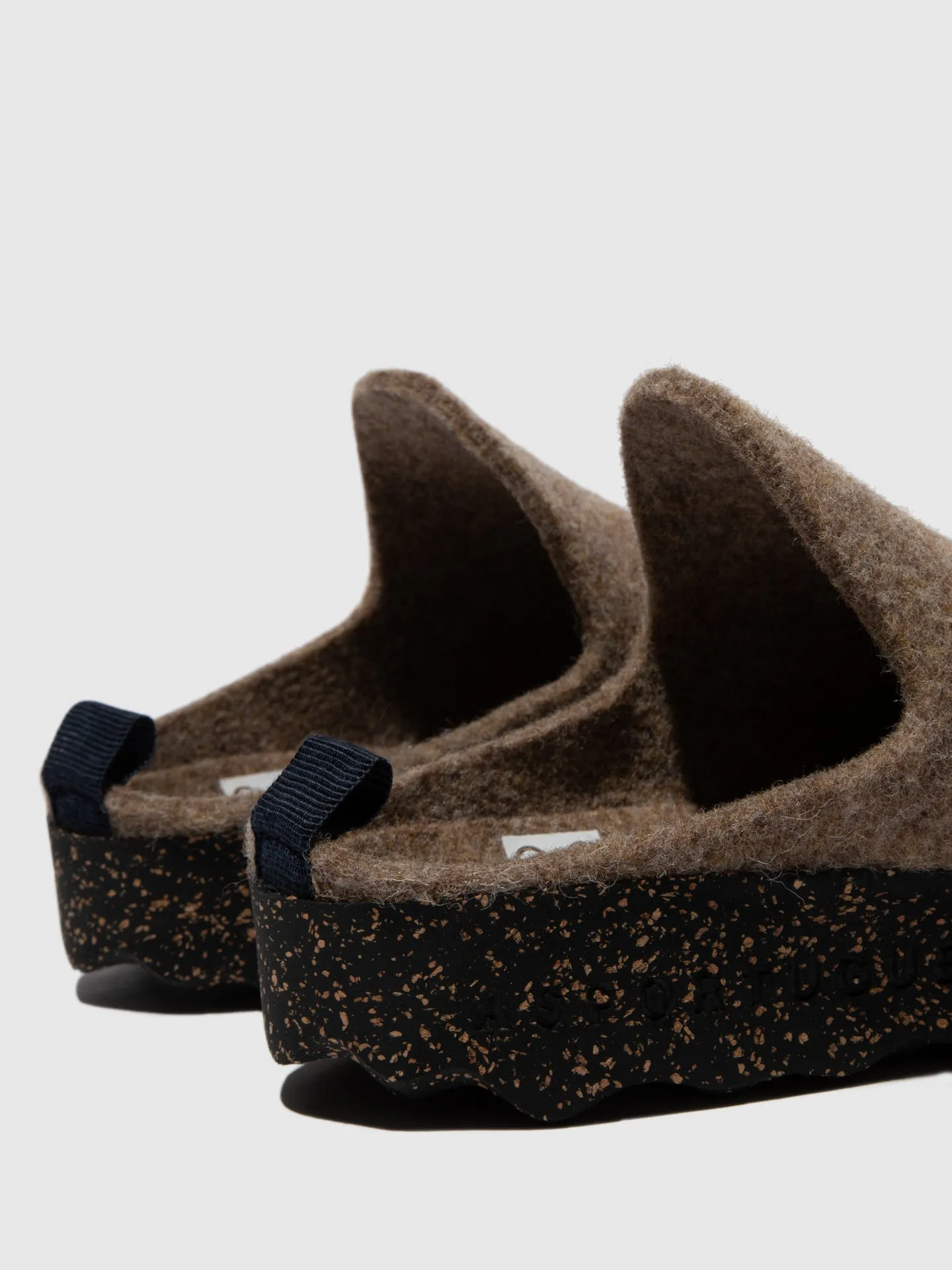 Round Toe Mules COME Taupe sold by Asportuguesas product image thumbnail 5