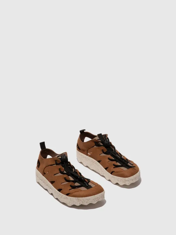 Round Toe Trainers CURE2 COGNAC sold by Asportuguesas