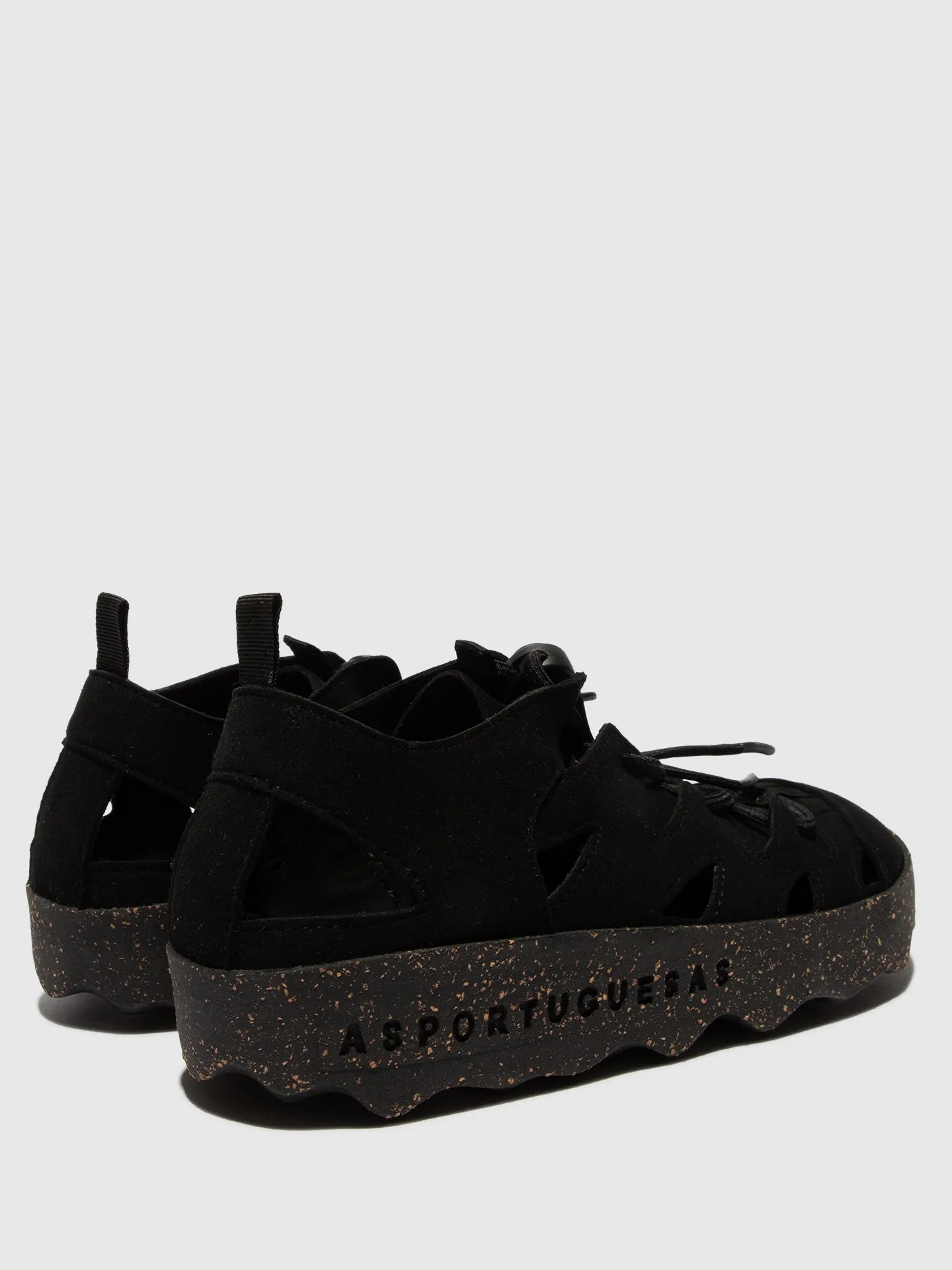 Round Toe Trainers CURE2 BLACK sold by Asportuguesas product image thumbnail 5