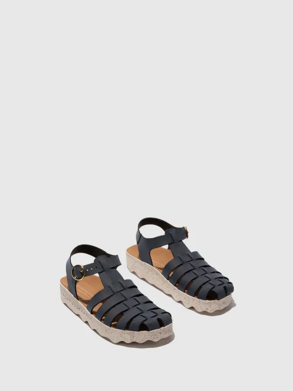 Buckle Sandals CALIX NAVY sold by Asportuguesas