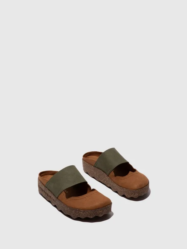 Slip-on Mules CANA COGNAC sold by Asportuguesas