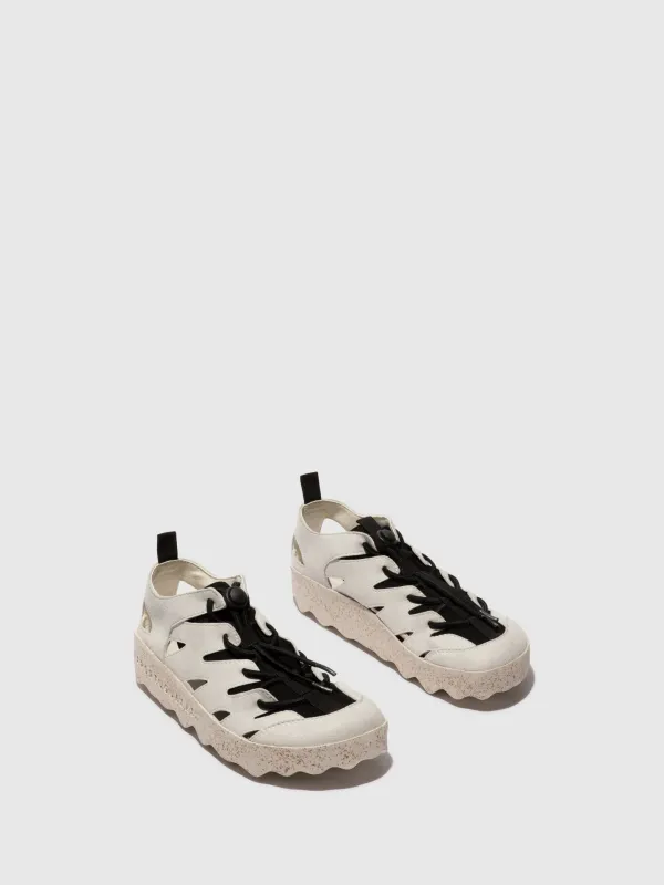 Round Toe Trainers CURE2 WHITE sold by Asportuguesas