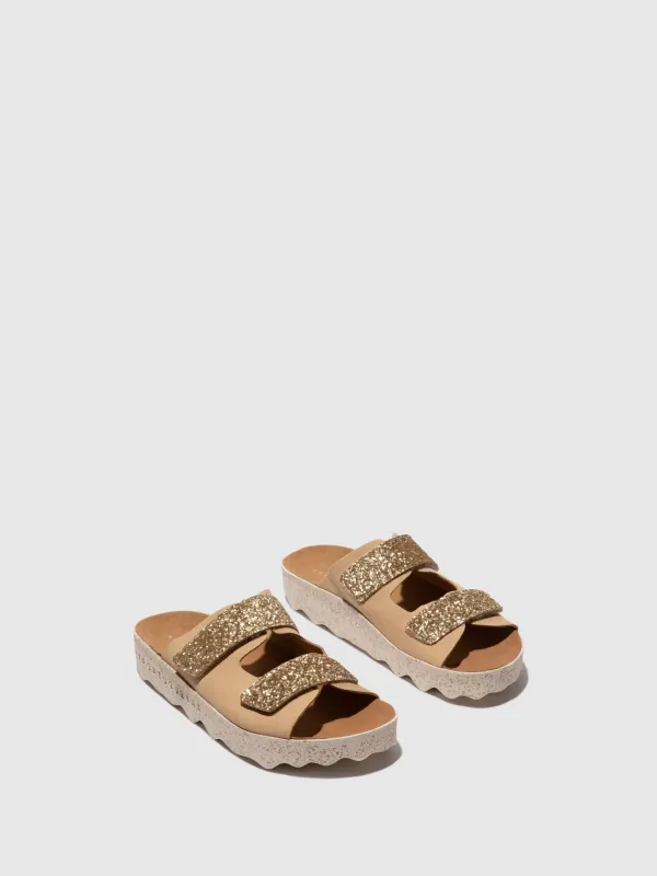 Velcro Sandals COSH GOLD sold by Asportuguesas