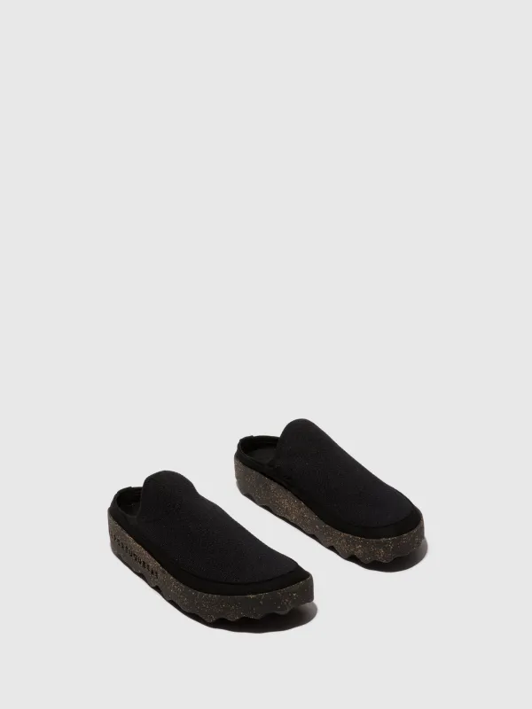 Elasticated Mules COVE BLACK sold by Asportuguesas