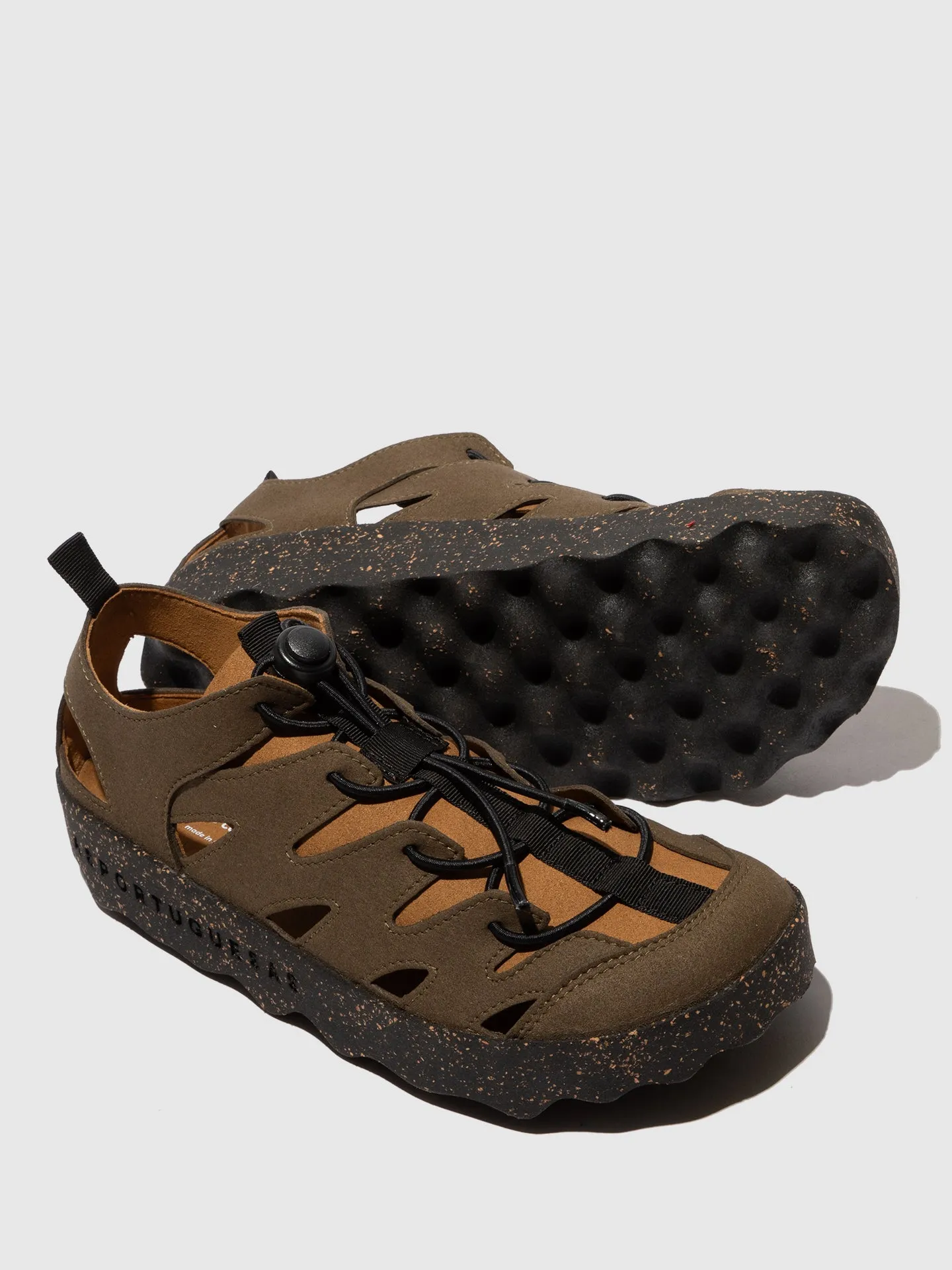 Elasticated Trainers CURE2 MILITAR/TAN sold by Asportuguesas product image thumbnail 4
