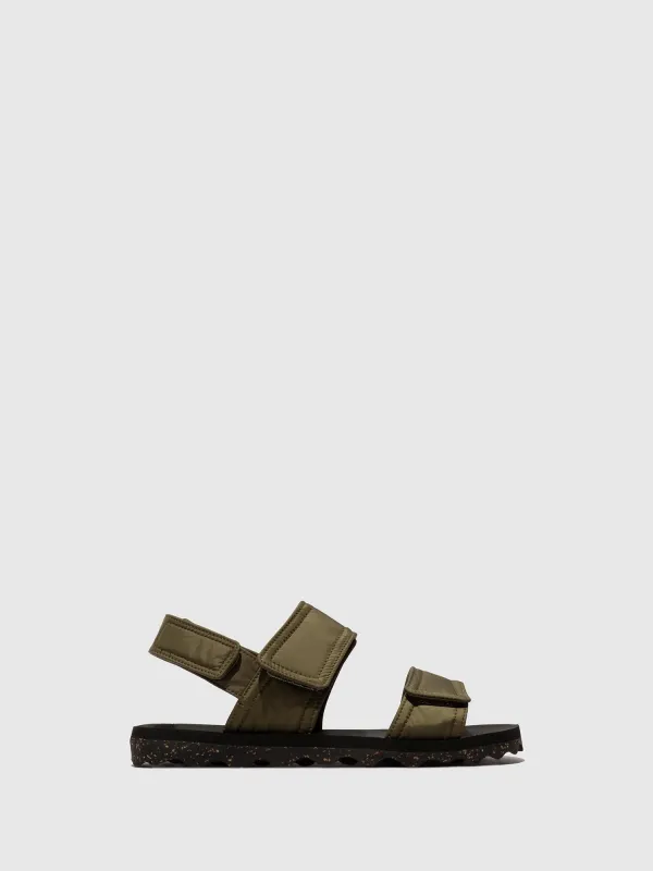 Velcro Sandals NAVE KHAKI made by Asportuguesas