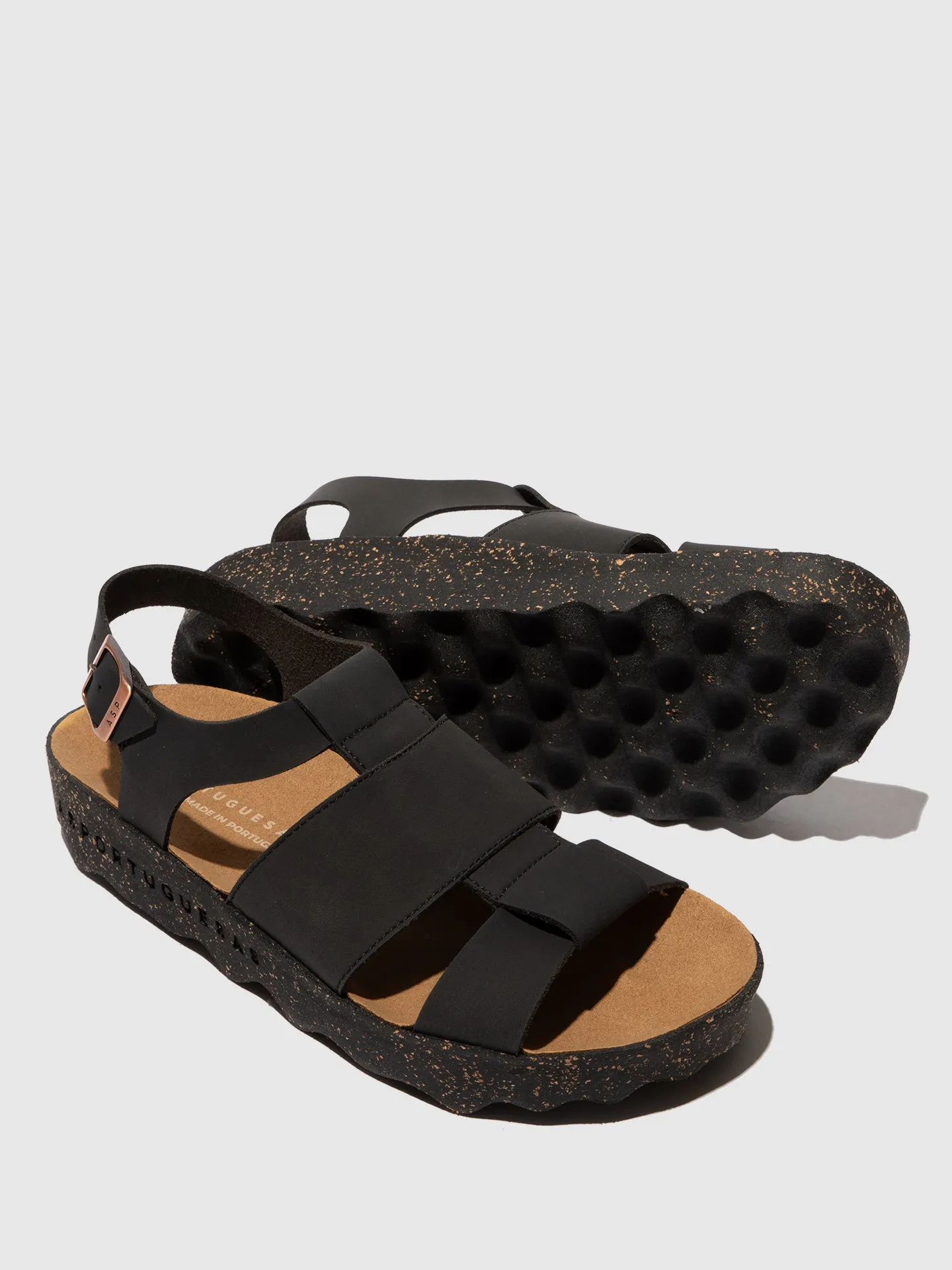 Buckle Sandals CALLA BLACK sold by Asportuguesas product image thumbnail 4