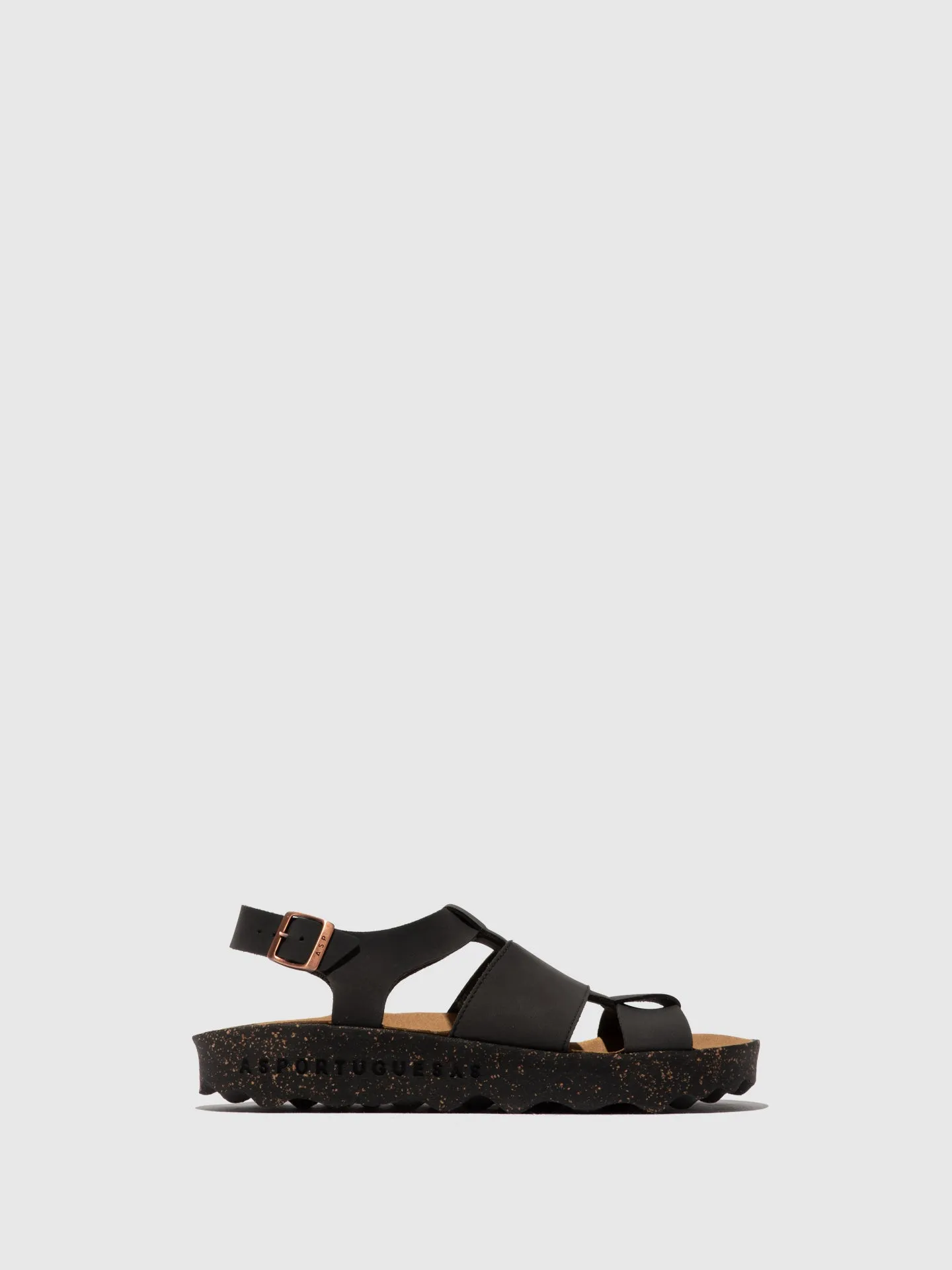 Buckle Sandals CALLA BLACK sold by Asportuguesas