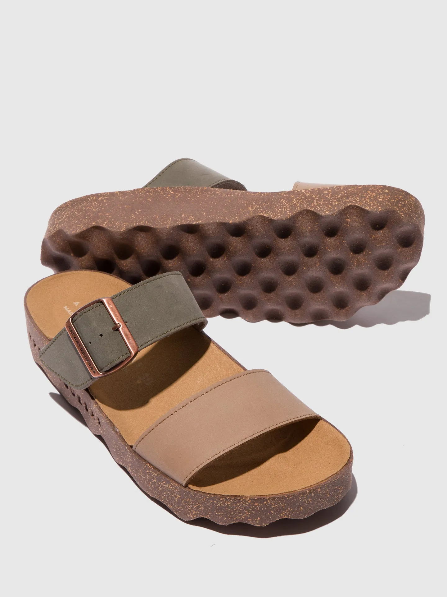 Strappy Sandals COLY SAND/KHAKI sold by Asportuguesas product image thumbnail 4