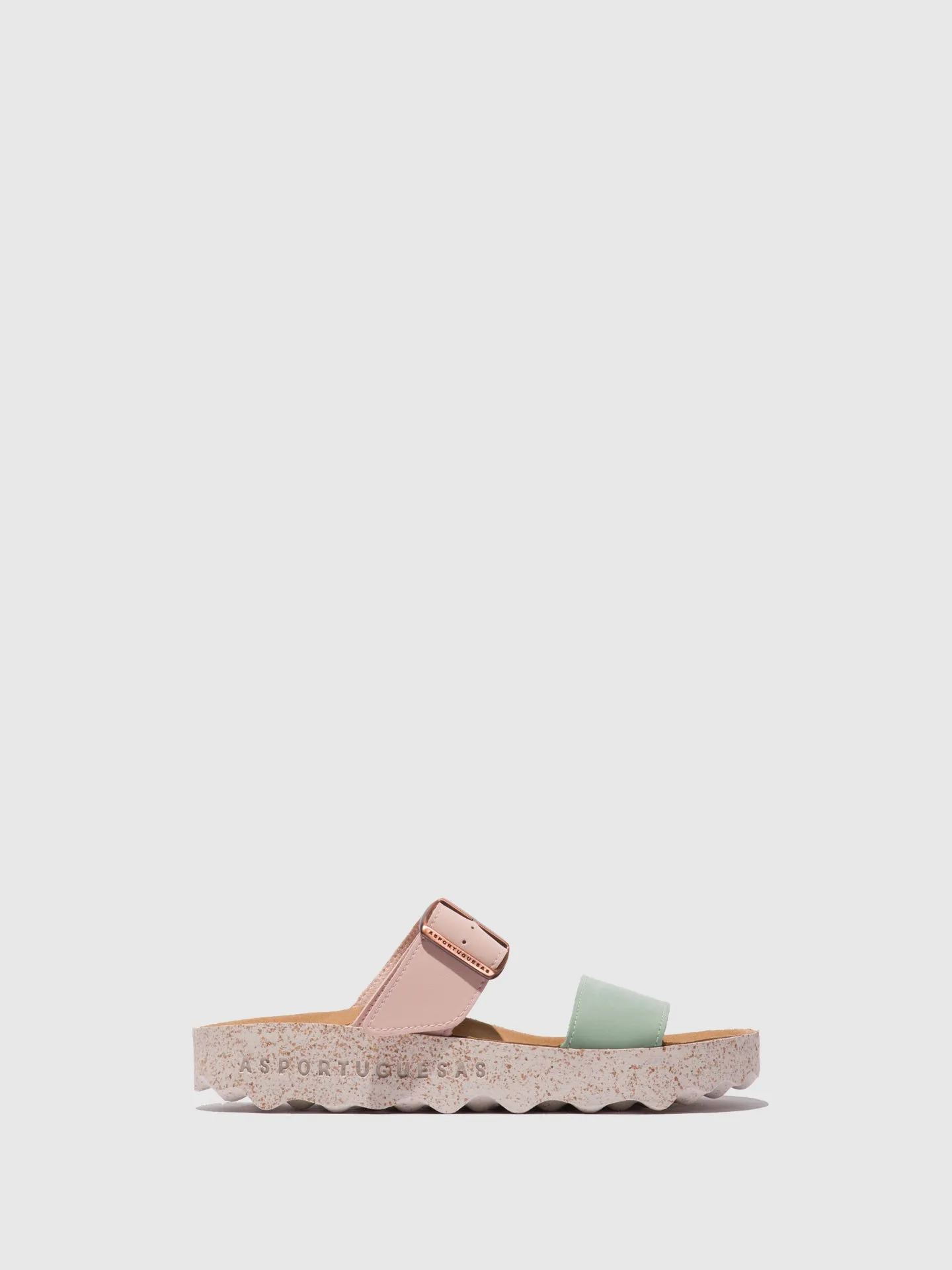 Strappy Sandals COLY PINK/MINT sold by Asportuguesas