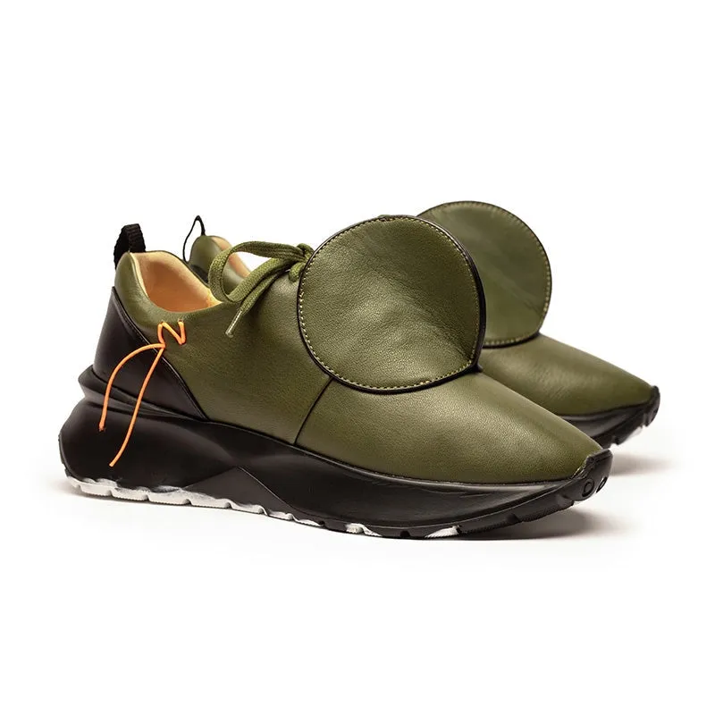 DOT Moss | Leather Sneaker sold by Tracey Neuls