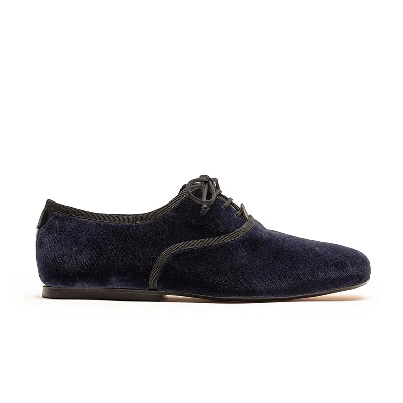 DUTRONC Jay | Navy Velvet Derby sold by Tracey Neuls product image thumbnail 4