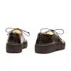 GEEK PLATFORM Pois | Leather Wedge sold by Tracey Neuls