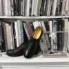GEEK PLATFORM Pois | Leather Wedge sold by Tracey Neuls