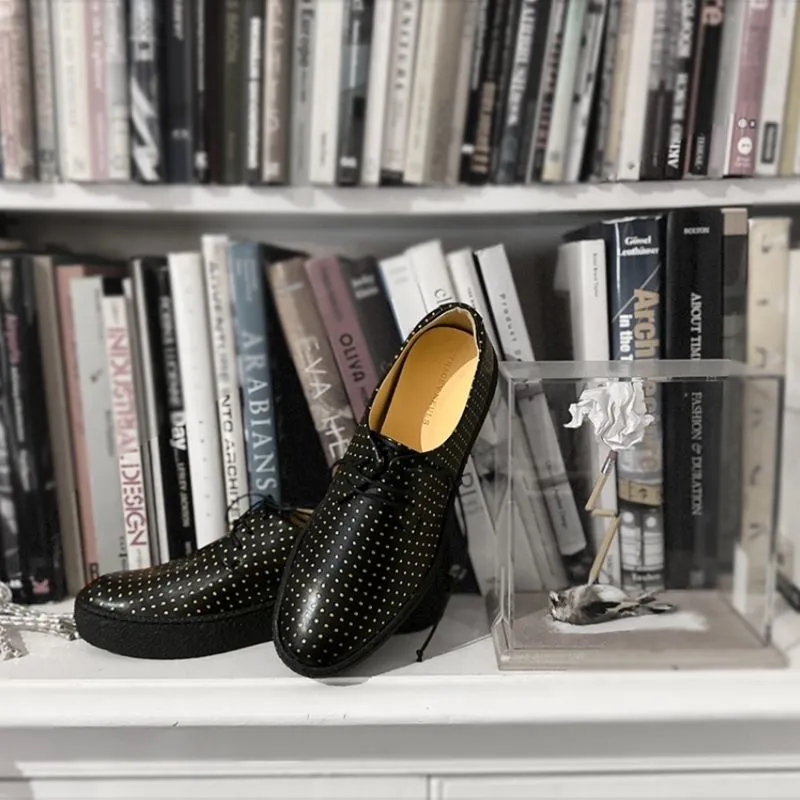 GEEK PLATFORM Pois | Leather Wedge sold by Tracey Neuls product image thumbnail 2