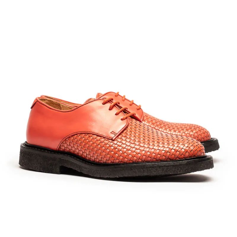 PABLO Lobster | Woven Leather Derby sold by Tracey Neuls