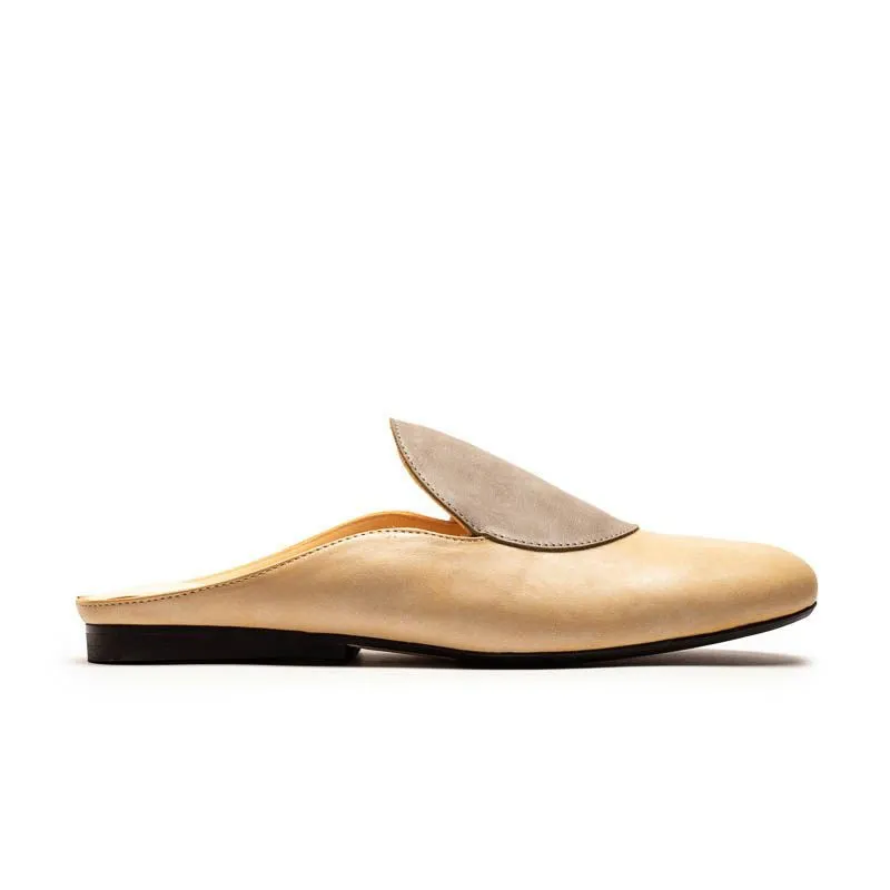 CUDDY Dot Oyster | Leather Mule sold by Tracey Neuls product image thumbnail 3