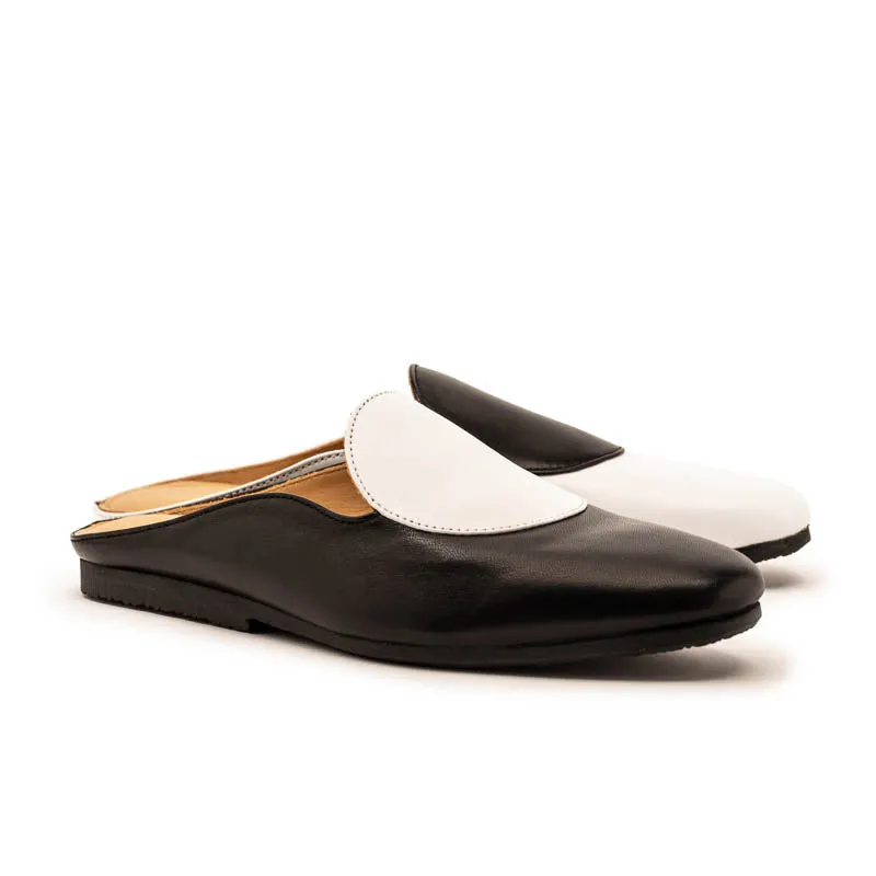 CUDDY DOT Spectator | Leather Mule sold by Tracey Neuls