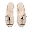 PHOEBE Off-White | Leather Mule sold by Tracey Neuls