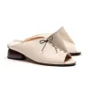 PHOEBE Off-White | Leather Mule sold by Tracey Neuls