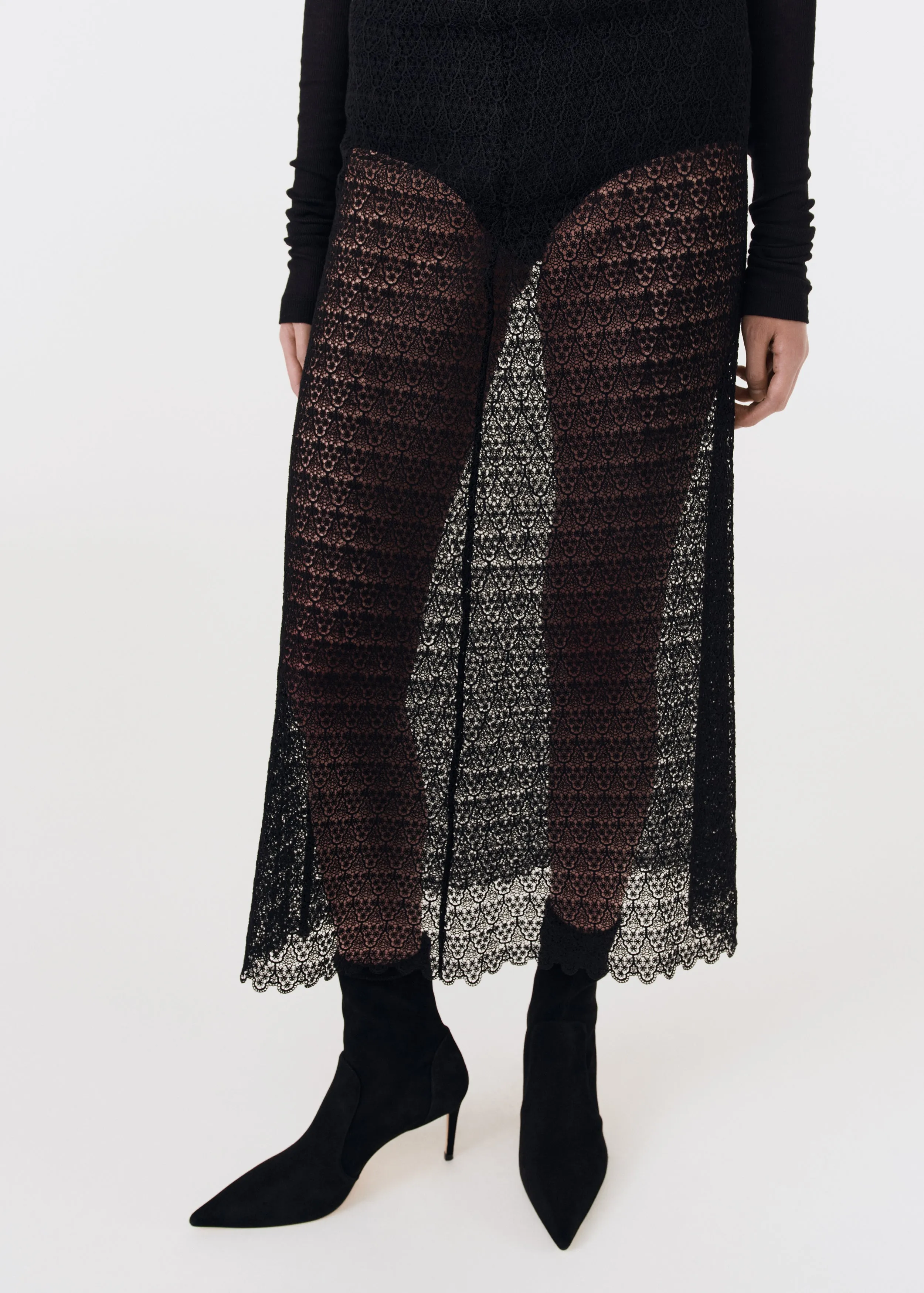 Tailored lace skirt sold by Bite Studios product image thumbnail 4