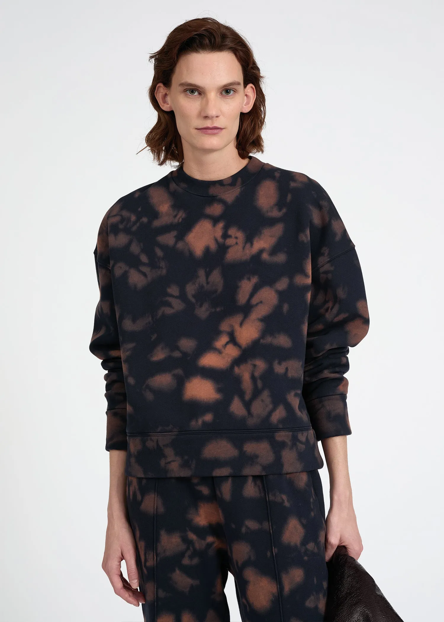 Tie-Dye Print Organic Cotton Sweater sold by Bite Studios