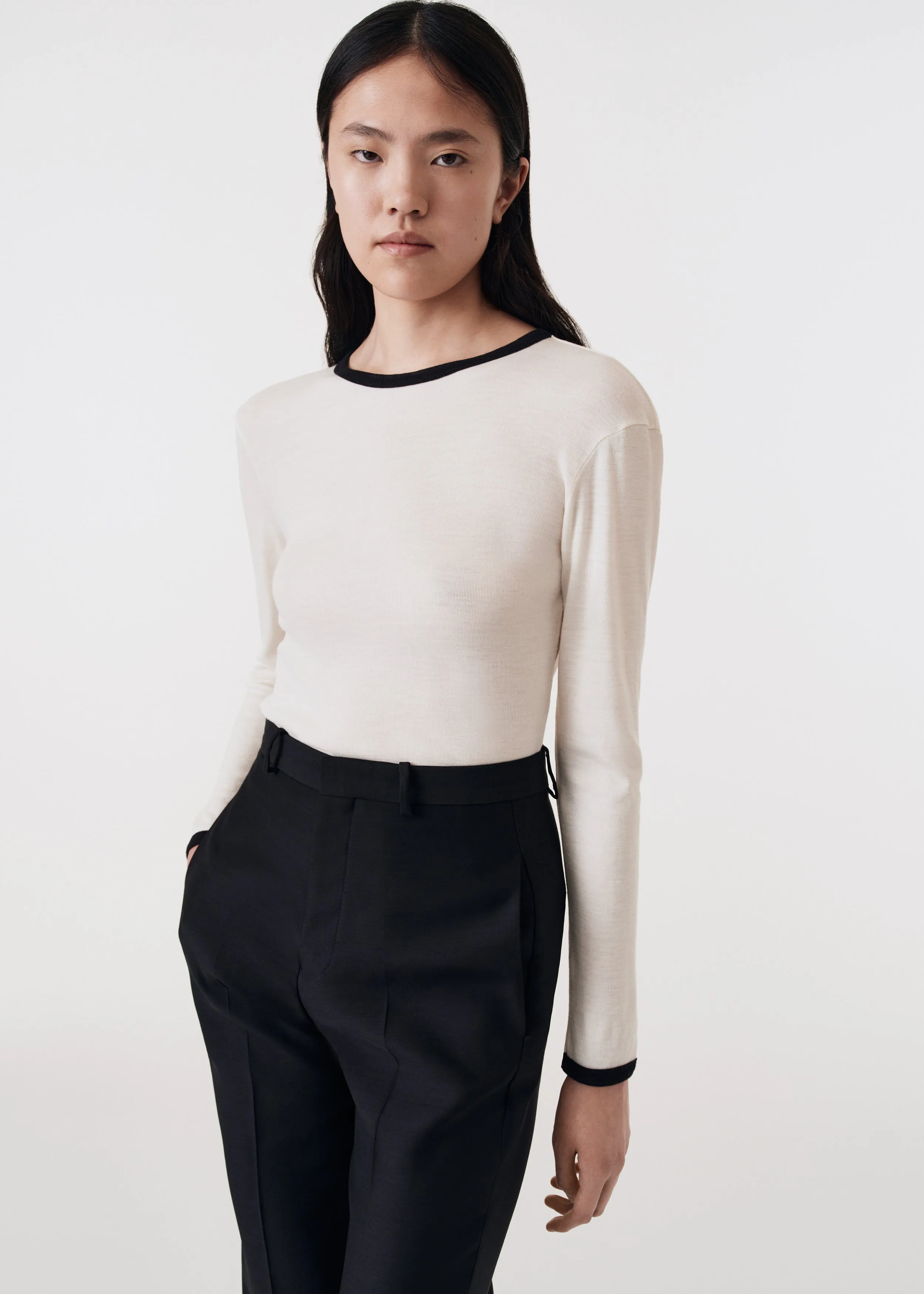 Two tone long-sleeve sold by Bite Studios