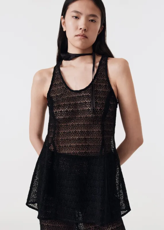 Tailored lace tank sold by Bite Studios