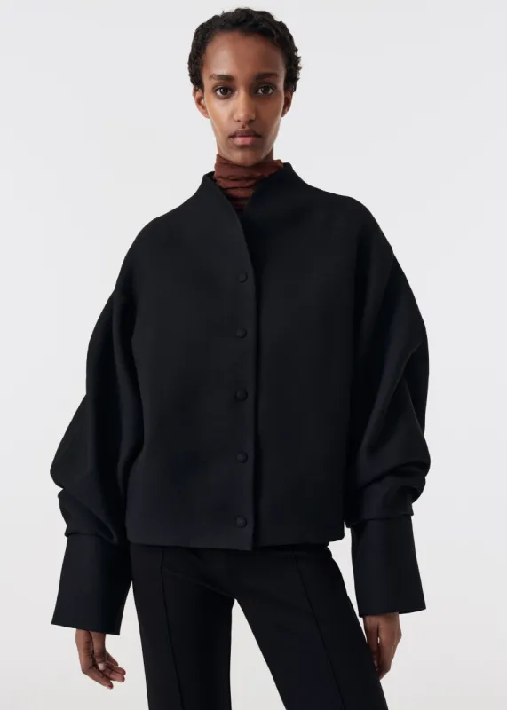 Wrinkled sleeve jacket sold by Bite Studios