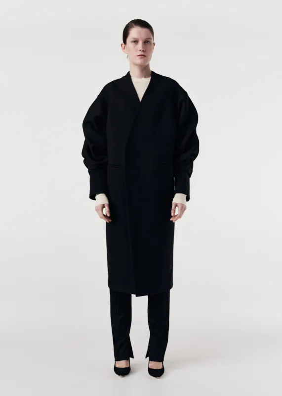 Crinkled Sleeve Coat sold by Bite Studios