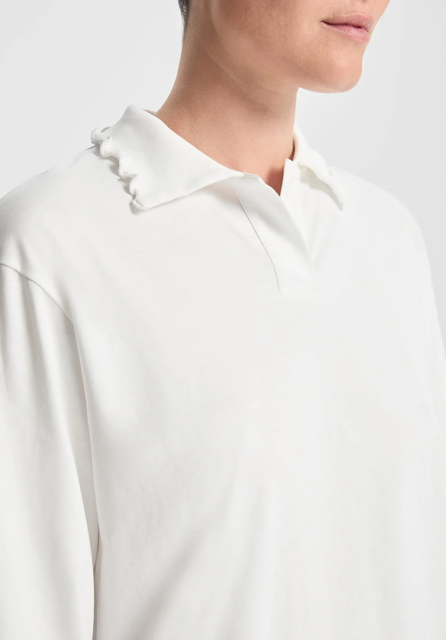 Lyra Frilled Polo sold by Bite Studios product image thumbnail 5