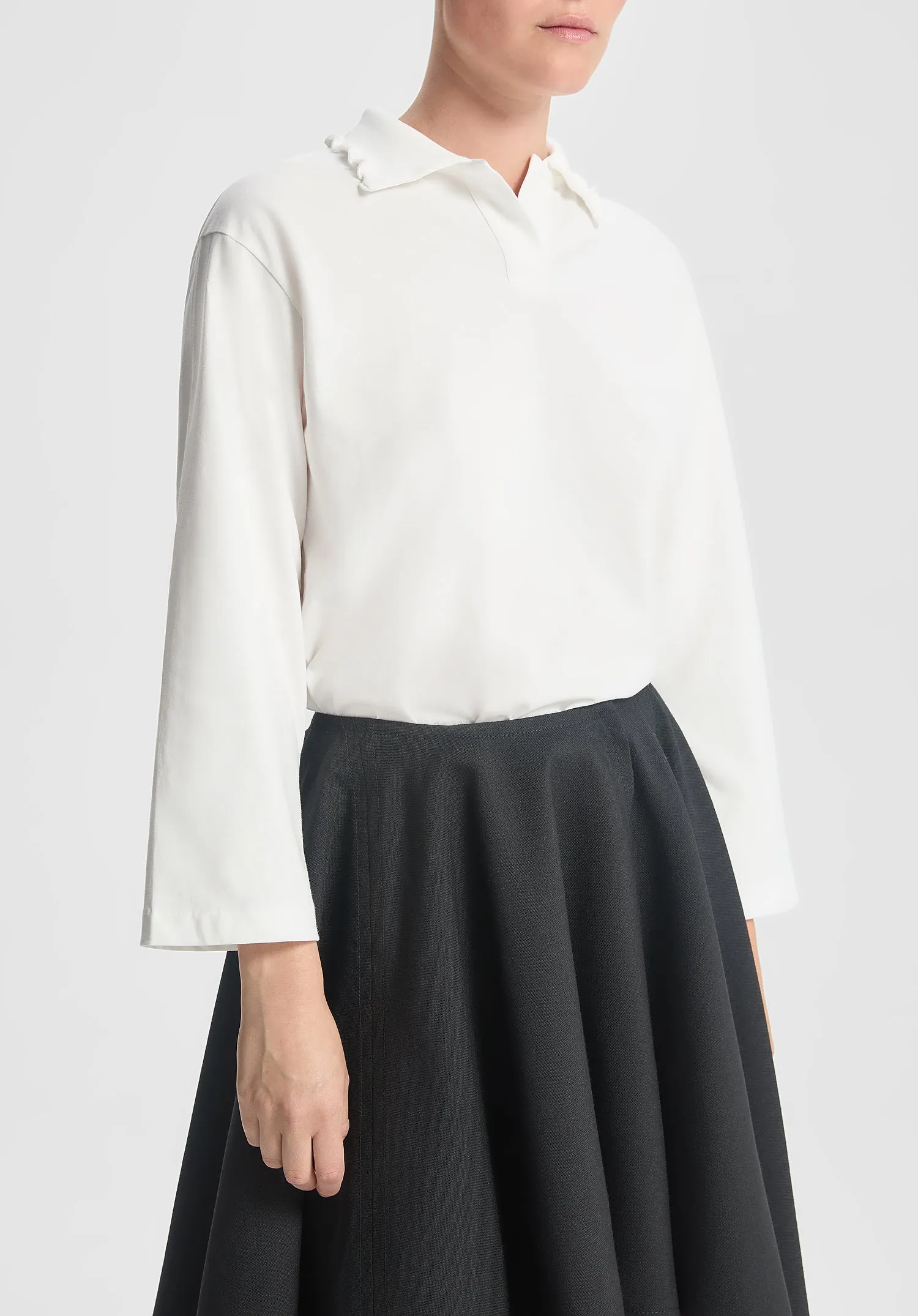 Lyra Frilled Polo sold by Bite Studios product image thumbnail 3