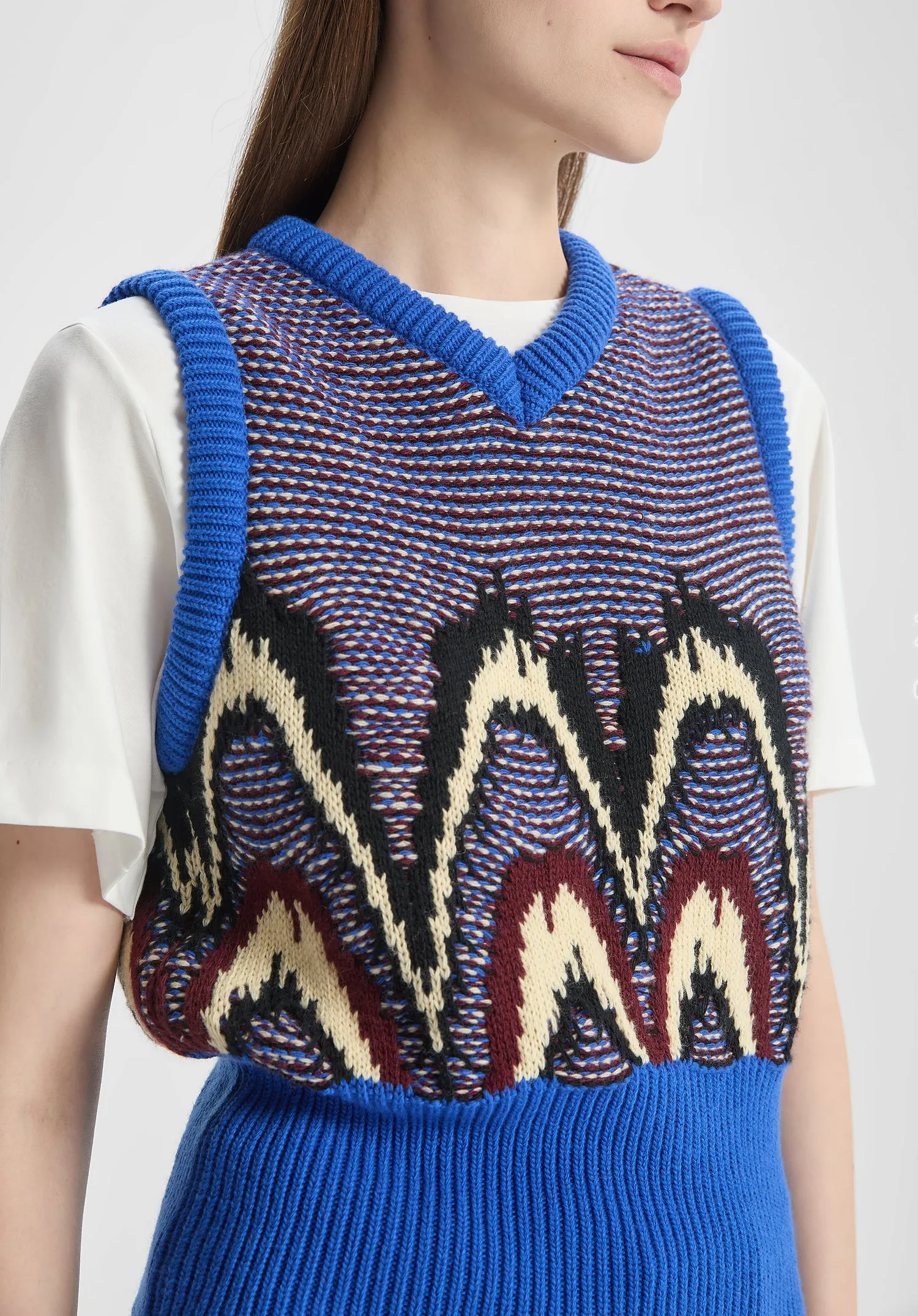 Neon Jacquard Knit Slip-over sold by Bite Studios product image thumbnail 4