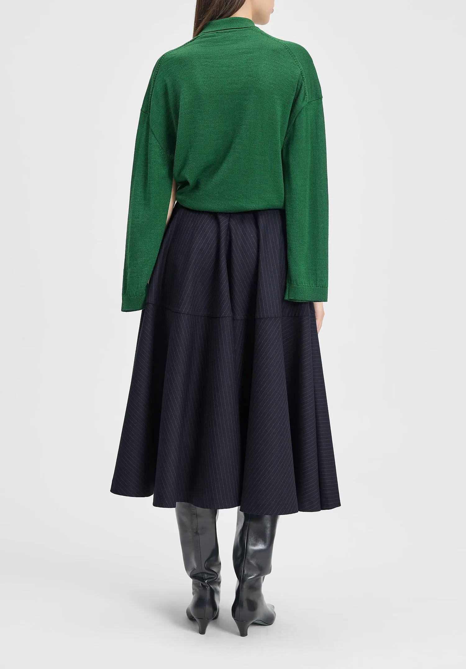 Maxime Pinstriped Skirt sold by Bite Studios product image thumbnail 4