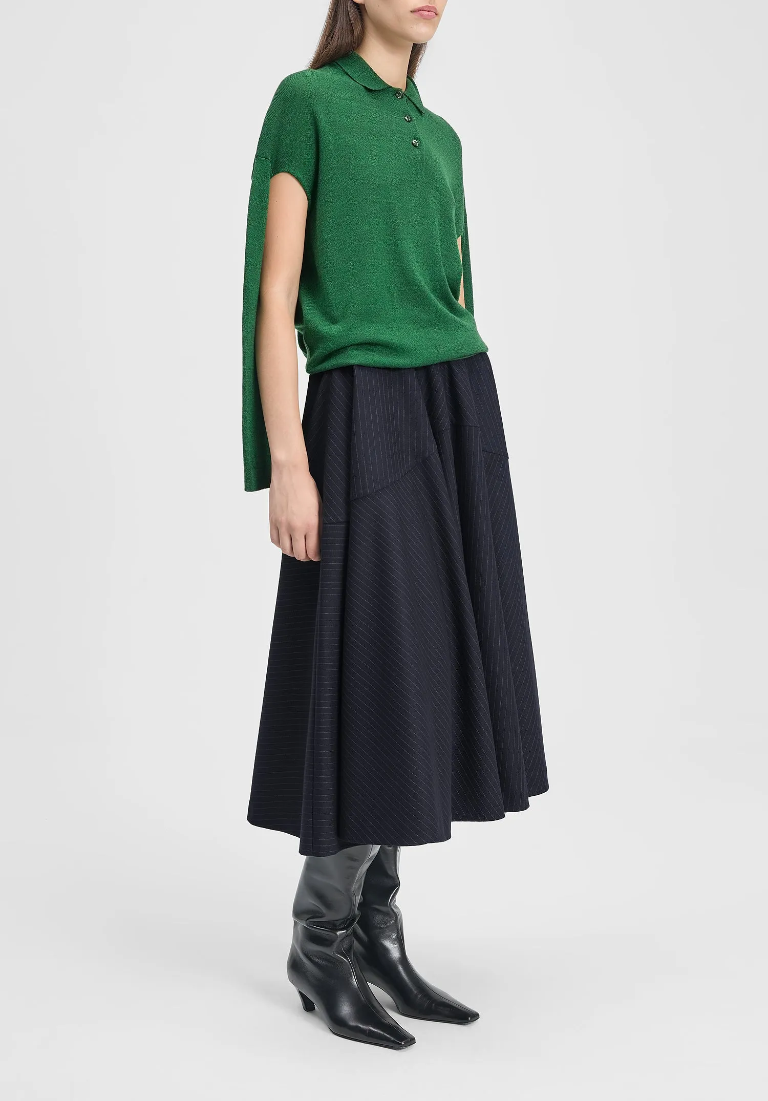 Maxime Pinstriped Skirt sold by Bite Studios product image thumbnail 3