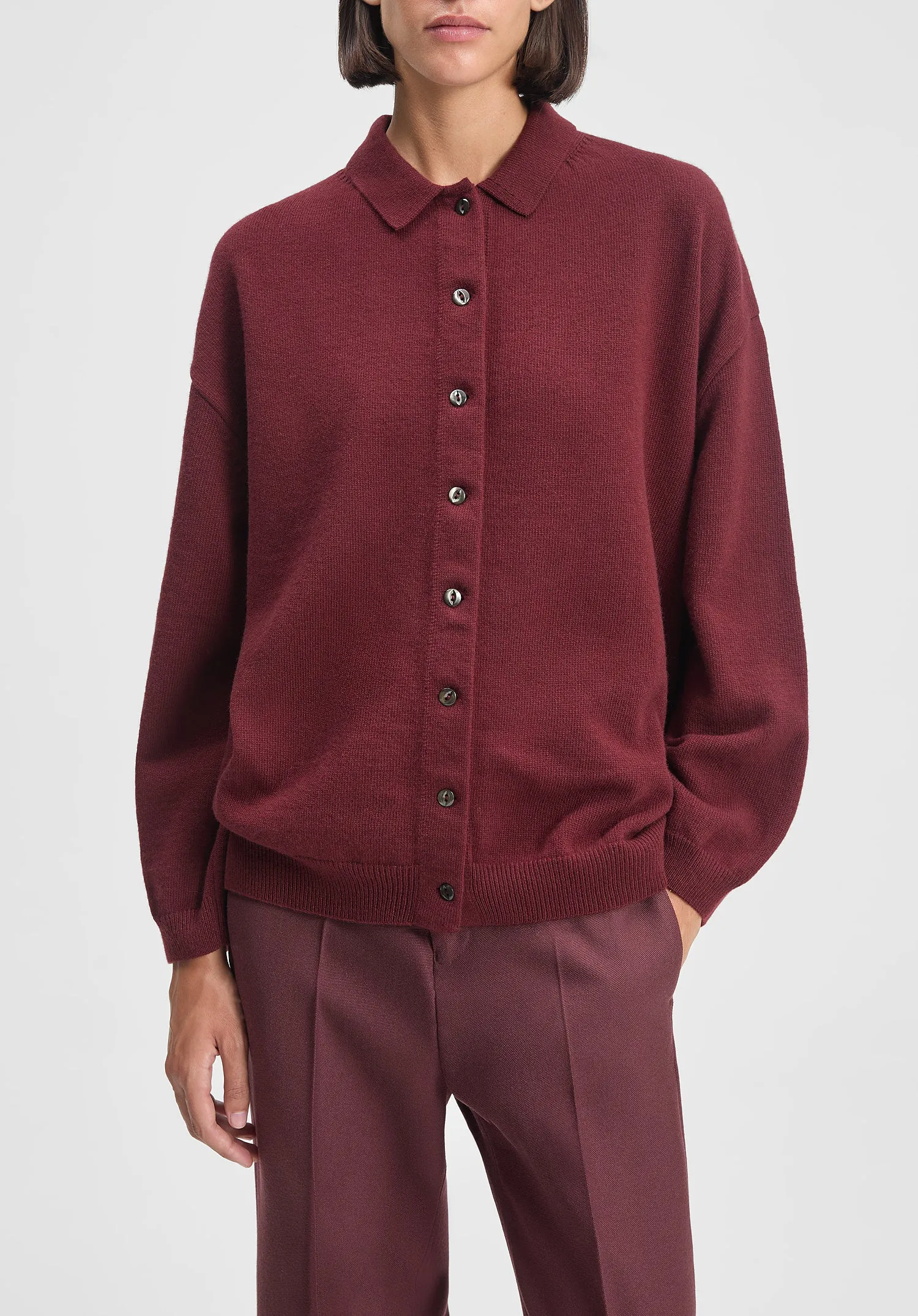 Polo-neck Knit Cardigan sold by Bite Studios product image thumbnail 2