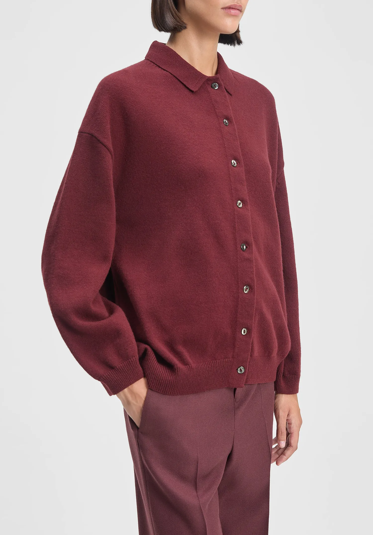 Polo-neck Knit Cardigan sold by Bite Studios product image thumbnail 3