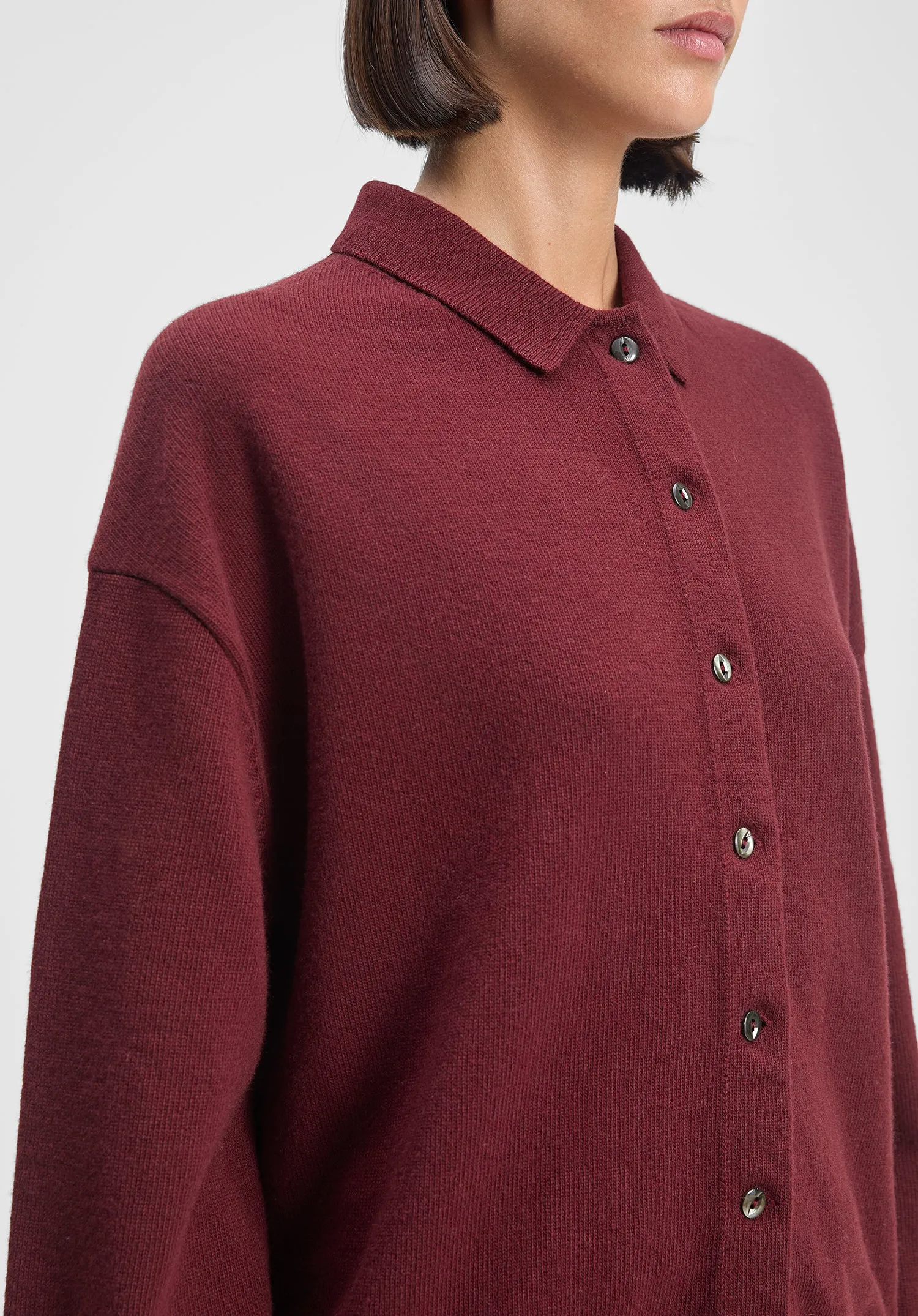 Polo-neck Knit Cardigan sold by Bite Studios product image thumbnail 5