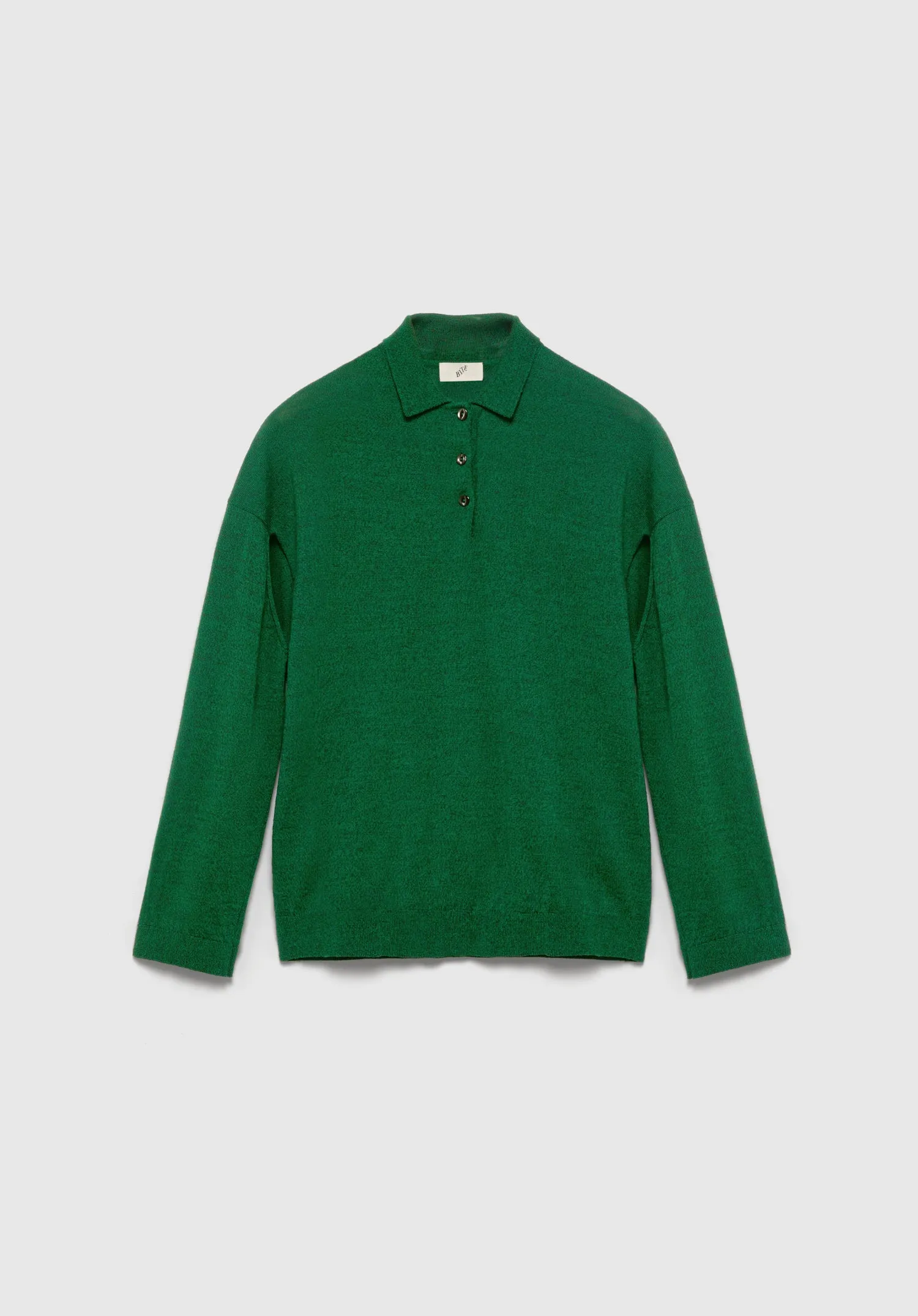 Polo-neck Cut-out Knit Sweater sold by Bite Studios