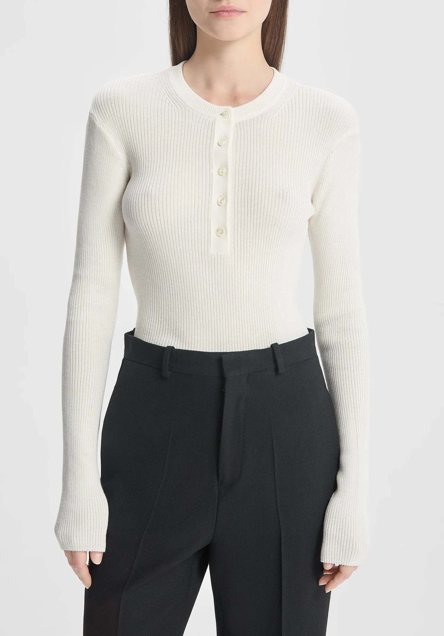 Lone Buttoned Rib Knit sold by Bite Studios product image thumbnail 2