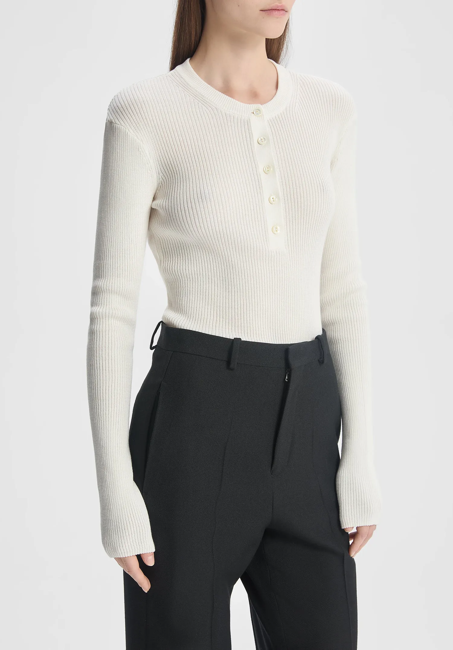 Lone Buttoned Rib Knit sold by Bite Studios product image thumbnail 3