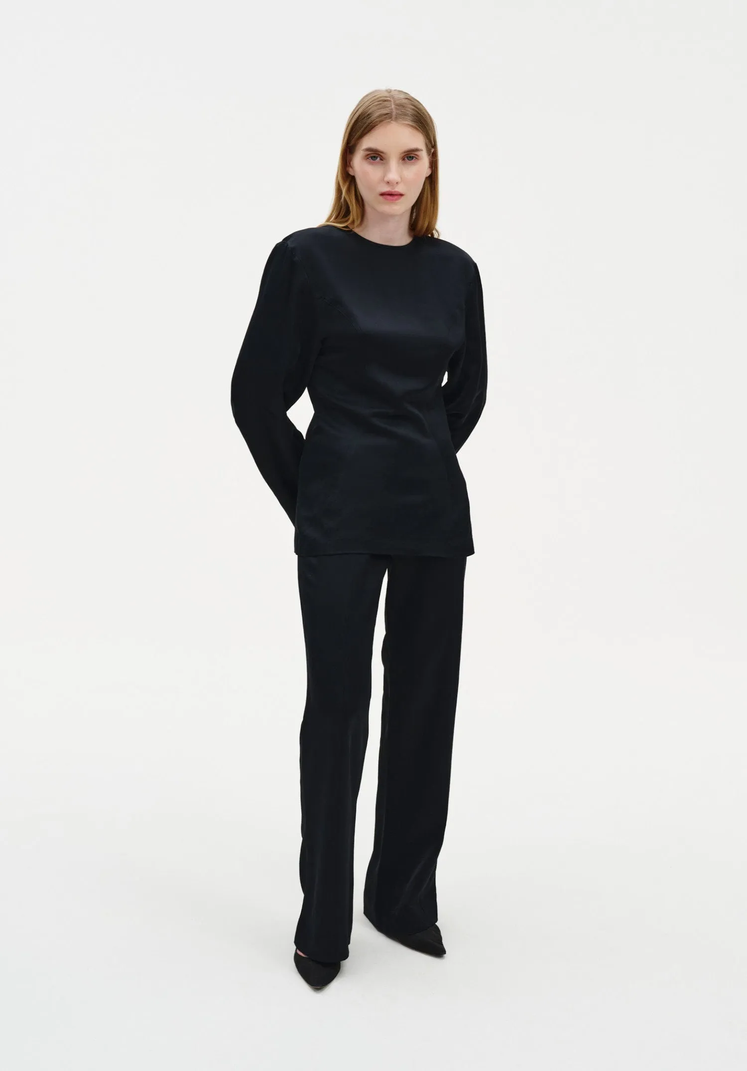 Relaxed Satin Trousers sold by Bite Studios