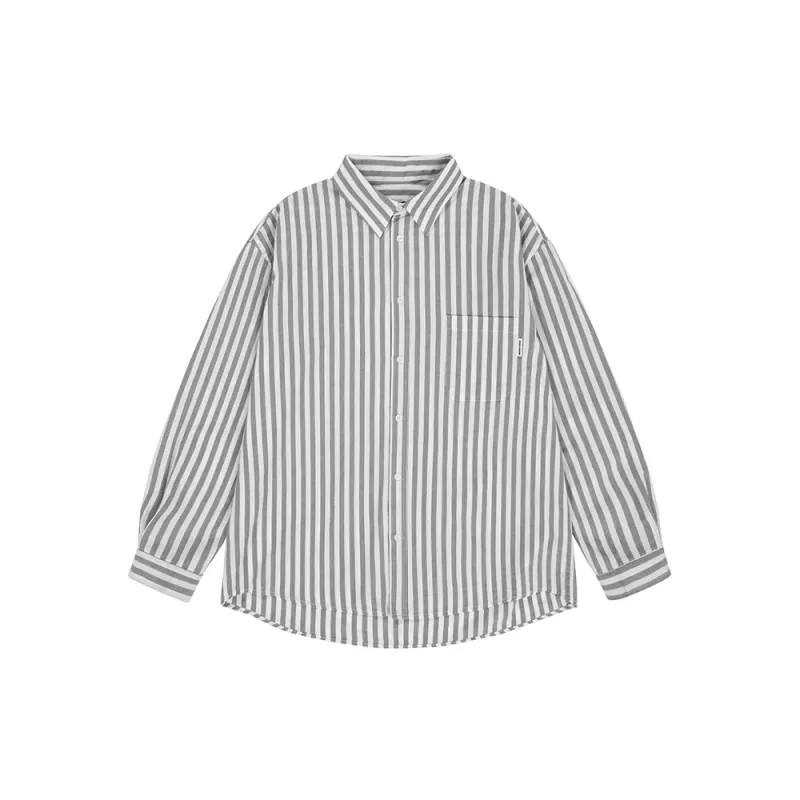 MELANGE STRIPED SHIRT sold by MACHUS private label