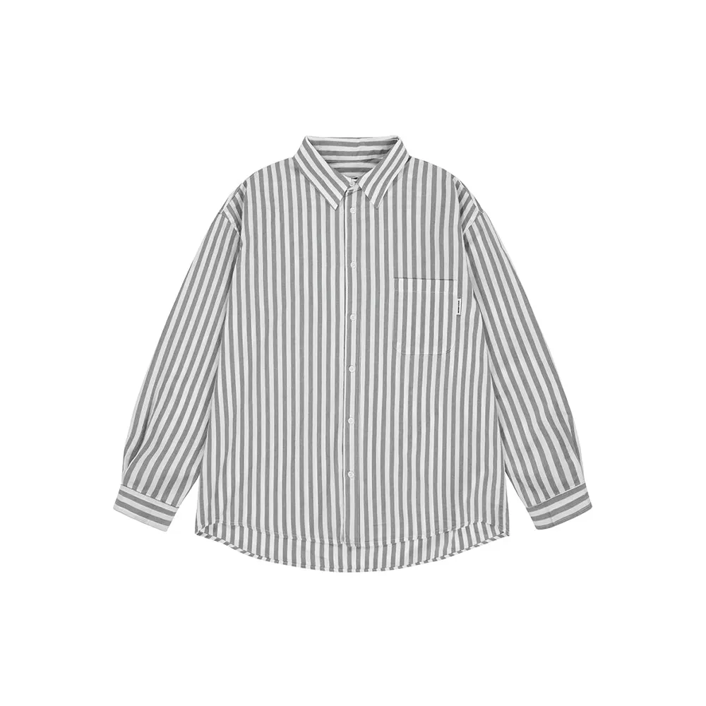 MELANGE STRIPED SHIRT sold by MACHUS private label