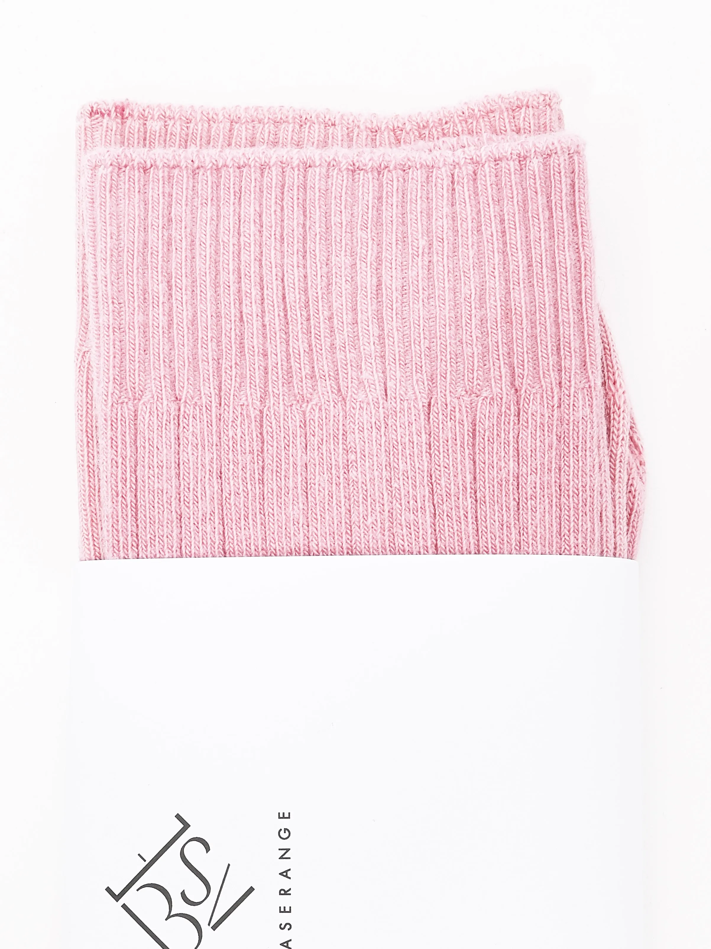 Bridge Brown Rib Overankle Socks sold by Frances May Houseline