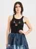 Black Cable Tank sold by Frances May Houseline